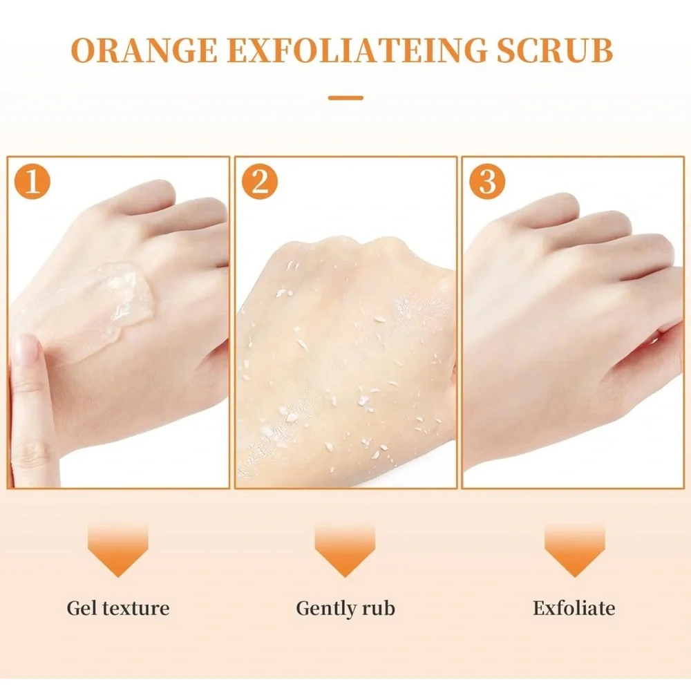 Orange Exfoliating Whitening Gel 2pk Brand New - Picture 3 of 11